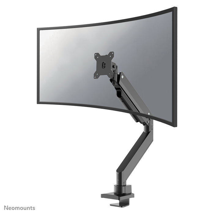 Neomounts NM-D775 schwaarzPLUS ass eng gasgefiedert Schreifdësch-Halterung fir Curved Monitore bis 49 inch (124 cm) - Schwaarz