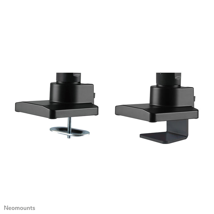 Neomounts NM-D775 schwaarzPLUS ass eng gasgefiedert Schreifdësch-Halterung fir Curved Monitore bis 49 inch (124 cm) - Schwaarz