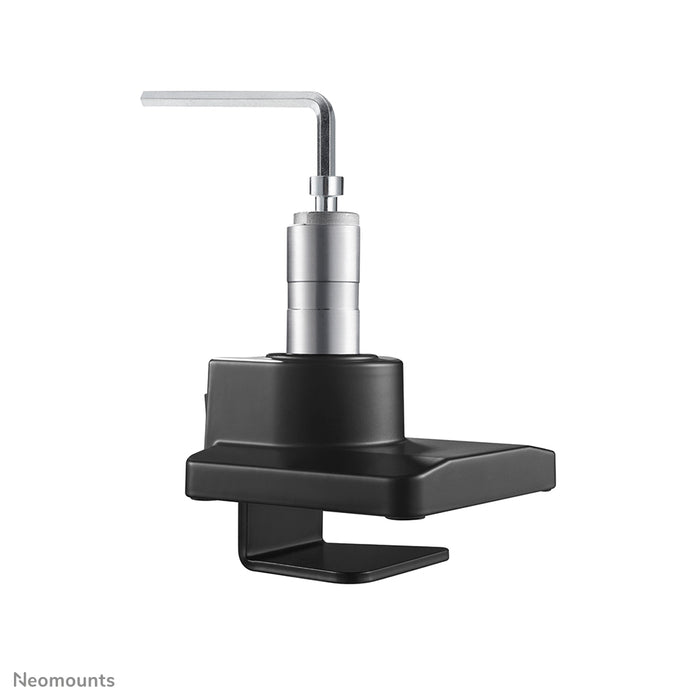 Neomounts NM-D775 schwaarzPLUS ass eng gasgefiedert Schreifdësch-Halterung fir Curved Monitore bis 49 inch (124 cm) - Schwaarz