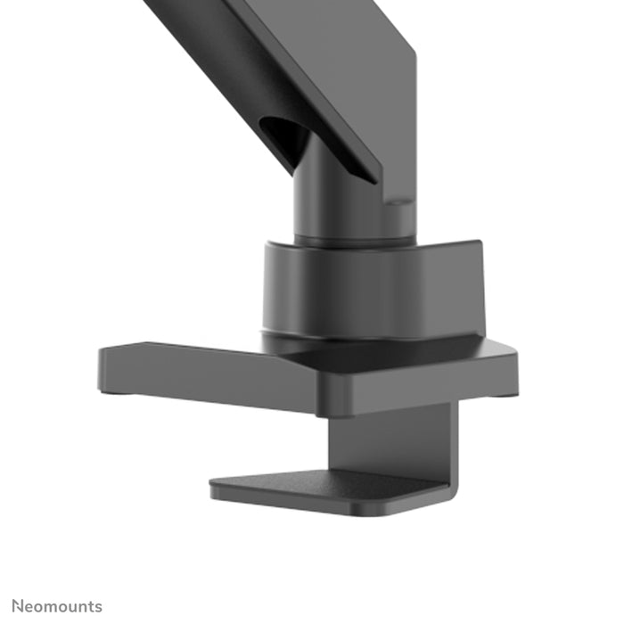 Neomounts NM-D775DX3 schwaarz ass eng gasgefiedert Schreifdësch-Halterung mat Crossbar an Handtak fir Flatscreens bis 27 inch (68,6 cm).