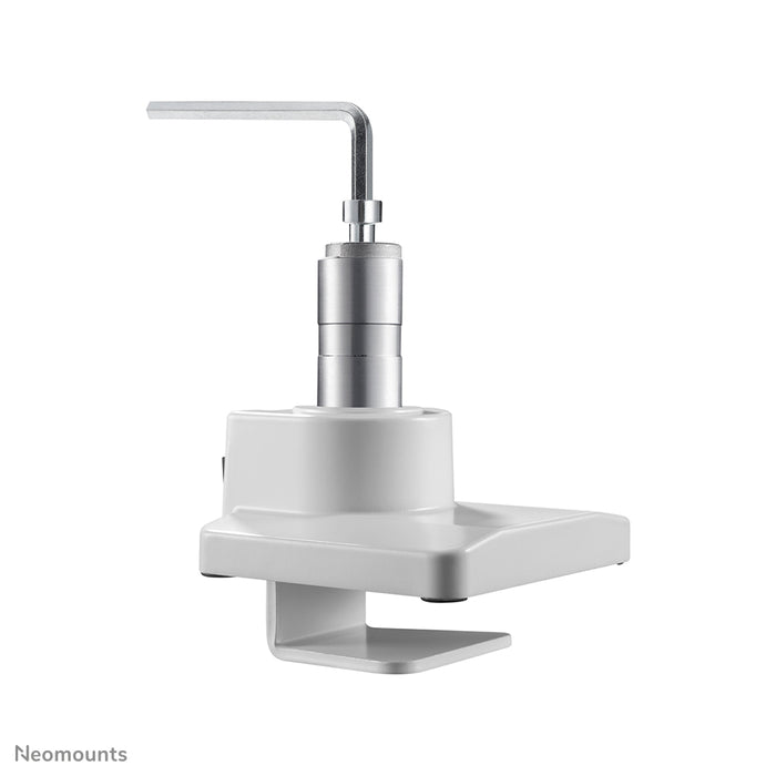 Neomounts NM-D775 wäissPLUS ass eng gasgefiedert Schreifdësch-Halterung fir Curved Monitore bis 49 inch (124 cm) - Wäiss
