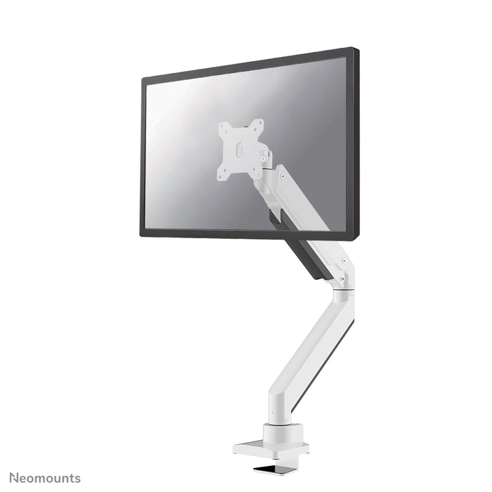 Neomounts NM-D775 wäiss ass eng gasgefiedert Schreifdësch-Halterung fir Flatscreens bis 32 inch (81 cm) - Wäiss
