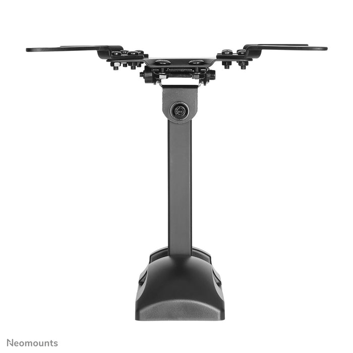 Neomounts NM-W115 schwaarz ass eng kipbar an dréibar Wandstëtzt mat engem Dréipunkt fir Flat-Screens bis 32 inch (81 cm).