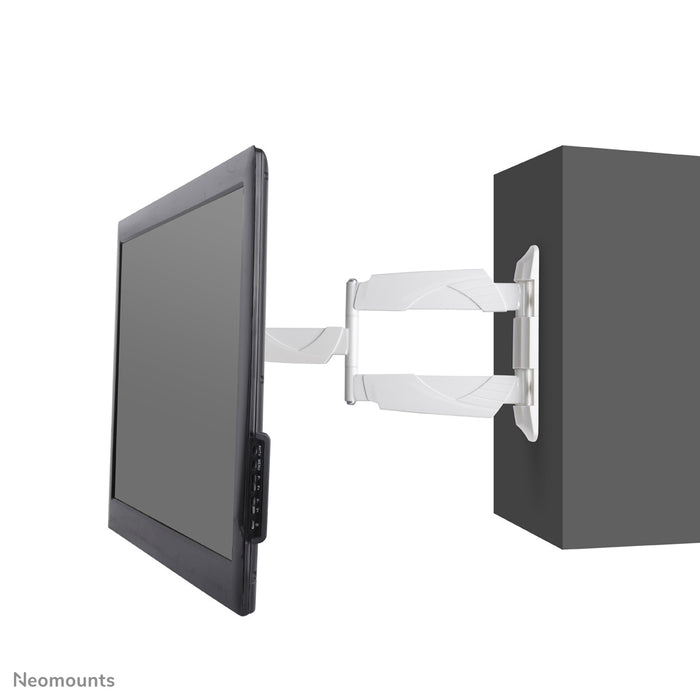 Neomounts NM-W440 wäiss ass eng Wandstëtzt mat 3 Dréipunkten fir Flat-Screens bis 55 inch (140 cm).