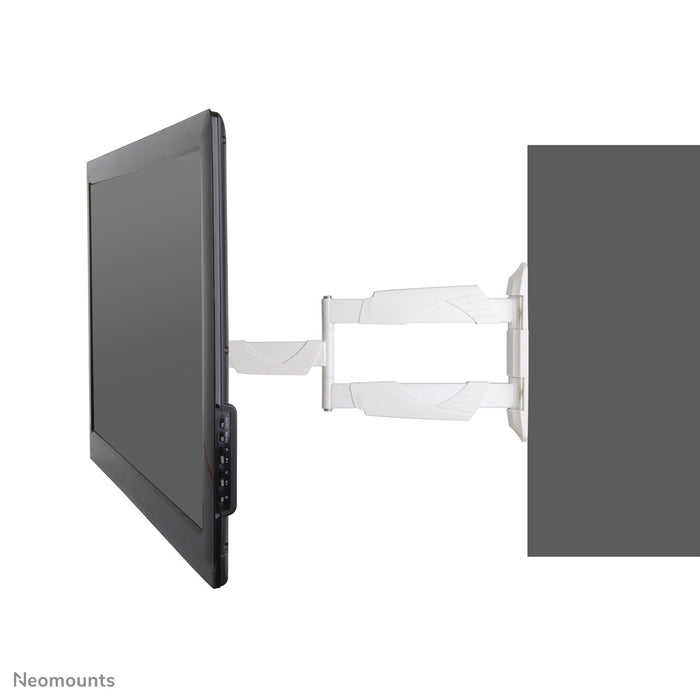 Neomounts NM-W460 wäiss ass eng Wandstëtzt mat 3 Dréipunkten fir Flat-Screens bis 60 inch (150 cm).