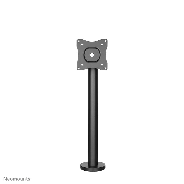 Neomounts NS-DPOS100 schwaarz ass eng Schreifstëtzt mat engem Dréipunkt fir Flat-Screens bis 32 inch.