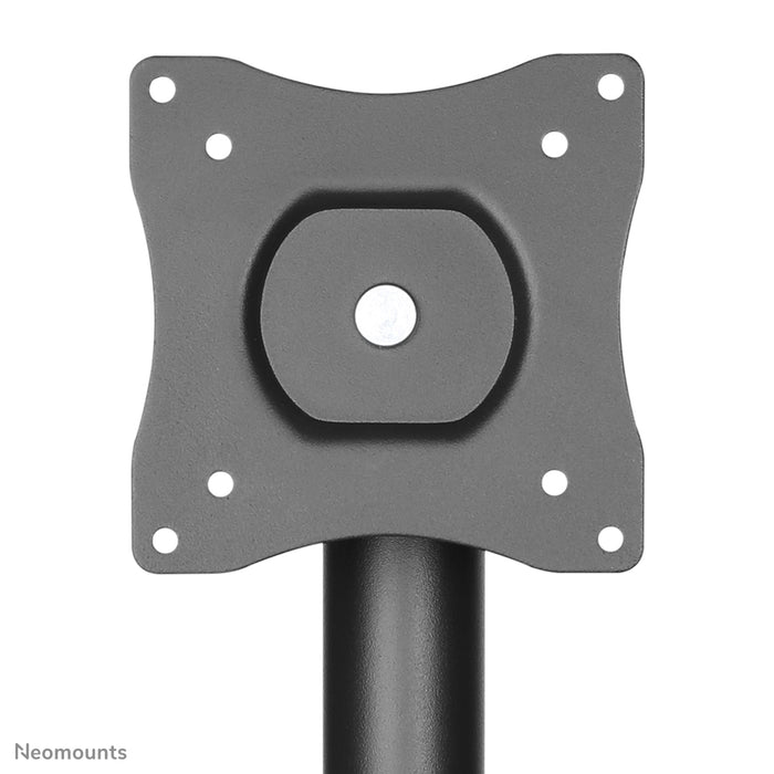 Neomounts NS-DPOS100 schwaarz ass eng Schreifstëtzt mat engem Dréipunkt fir Flat-Screens bis 32 inch.