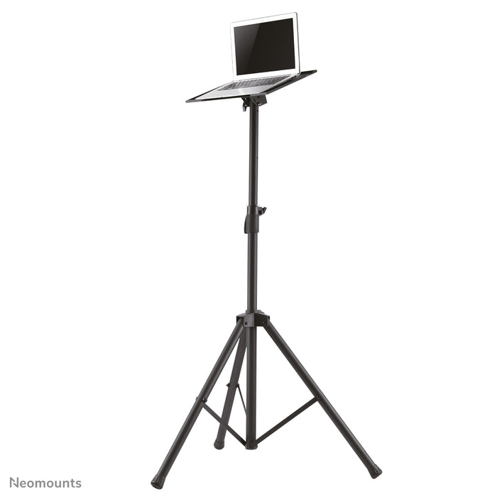 Neomounts Stativ fir Notebooks bis 17 inch (43 cm), Beameren & Displays bis 32 inch (81 cm), Héichtverstellbar - Schwaarz