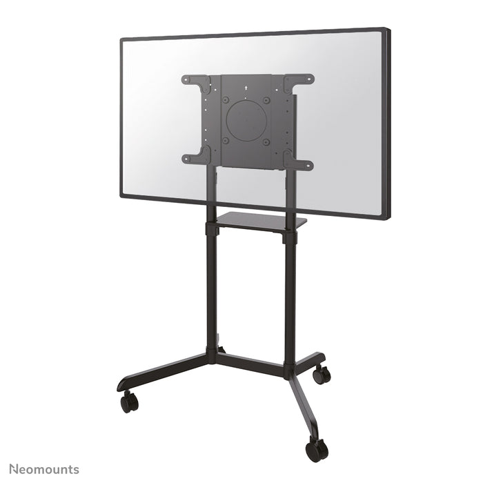 Neomounts NS-M1250 schwaarz ass e verréckelbare Miwwel fir Flat-Screens bis 70 inch (178 cm). Inkl. Laptop-Plack - Schwaarz
