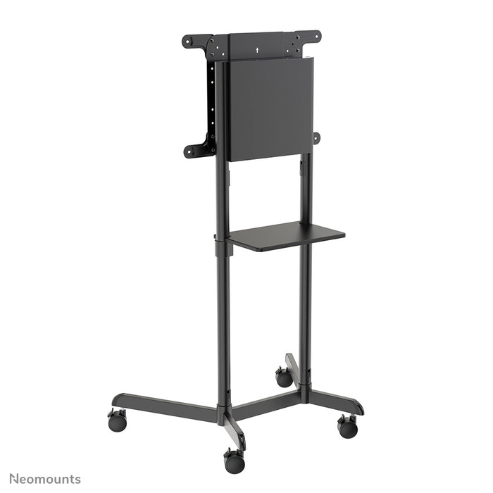 Neomounts NS-M1250 schwaarz ass e verréckelbare Miwwel fir Flat-Screens bis 70 inch (178 cm). Inkl. Laptop-Plack - Schwaarz