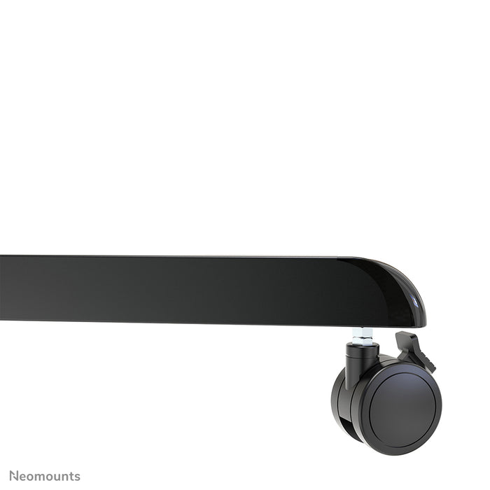 Neomounts NS-M1250 schwaarz ass e verréckelbare Miwwel fir Flat-Screens bis 70 inch (178 cm). Inkl. Laptop-Plack - Schwaarz