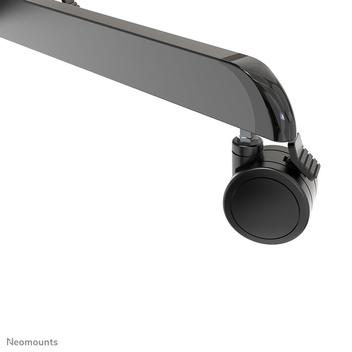 Neomounts NS-M1250 schwaarz ass e verréckelbare Miwwel fir Flat-Screens bis 70 inch (178 cm). Inkl. Laptop-Plack - Schwaarz