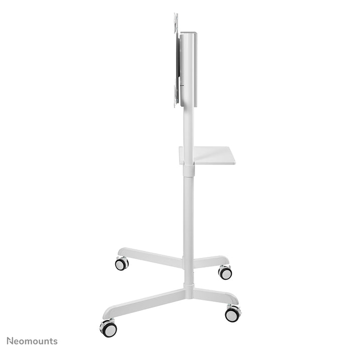 Neomounts NS-M1250 wäiss ass e verréckelbare Miwwel fir Flat-Screens bis 70 inch (178 cm). Inkl. Laptop-Plack - Wäiss