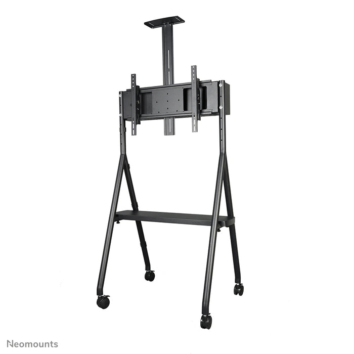 Neomounts NS-M1500black ass e verréckelbare Miwwel fir Flat-Screens bis 65 inch (165 cm). Inkl. Laptop-Plack - Schwaarz