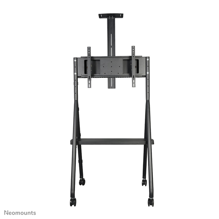 Neomounts NS-M1500black ass e verréckelbare Miwwel fir Flat-Screens bis 65 inch (165 cm). Inkl. Laptop-Plack - Schwaarz