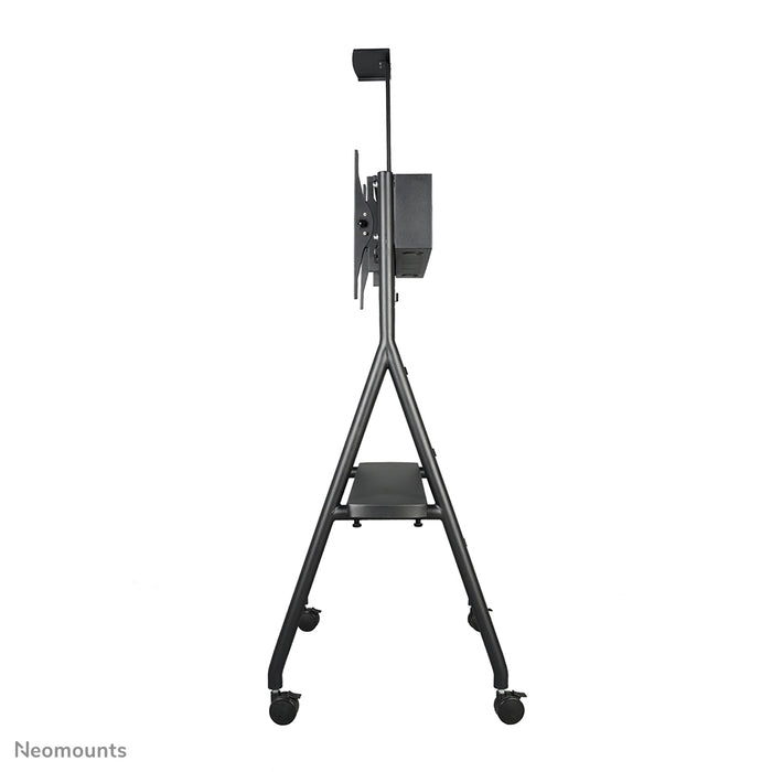 Neomounts NS-M1500black ass e verréckelbare Miwwel fir Flat-Screens bis 65 inch (165 cm). Inkl. Laptop-Plack - Schwaarz
