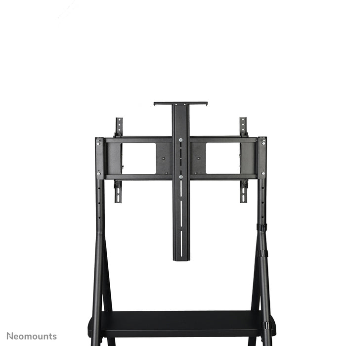 Neomounts NS-M1500black ass e verréckelbare Miwwel fir Flat-Screens bis 65 inch (165 cm). Inkl. Laptop-Plack - Schwaarz
