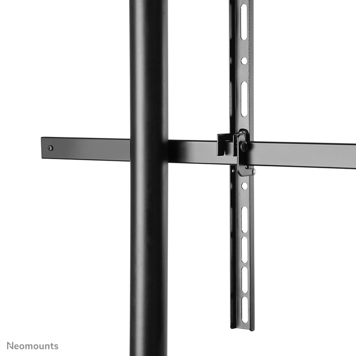 Neomounts NS-M3800 schwaarz ass e verréckelbare Miwwel fir Flat-Screens bis 100 inch (254 cm).