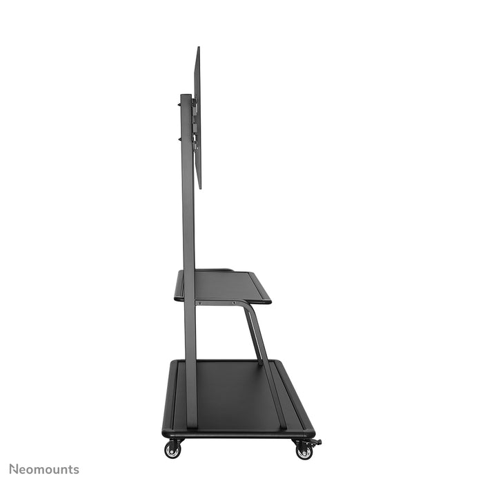 Neomounts NS-M4000 schwaarz ass e verréckelbare Miwwel fir Flat-Screens bis 105 inch (267 cm).