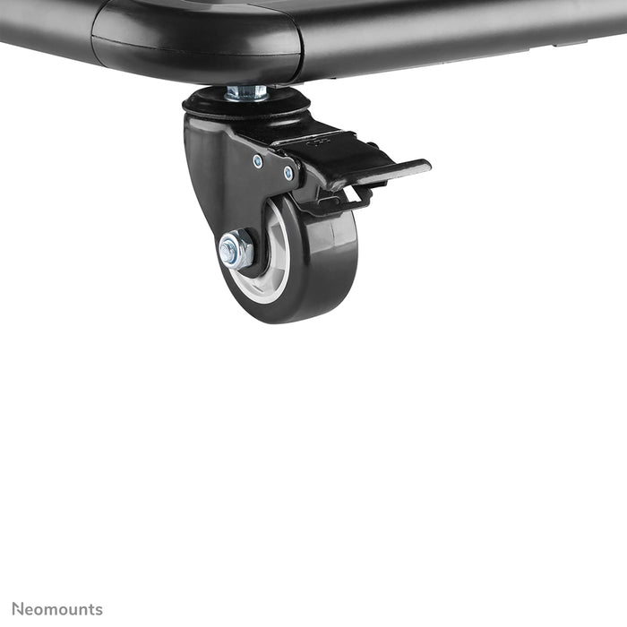 Neomounts NS-M4000 schwaarz ass e verréckelbare Miwwel fir Flat-Screens bis 105 inch (267 cm).