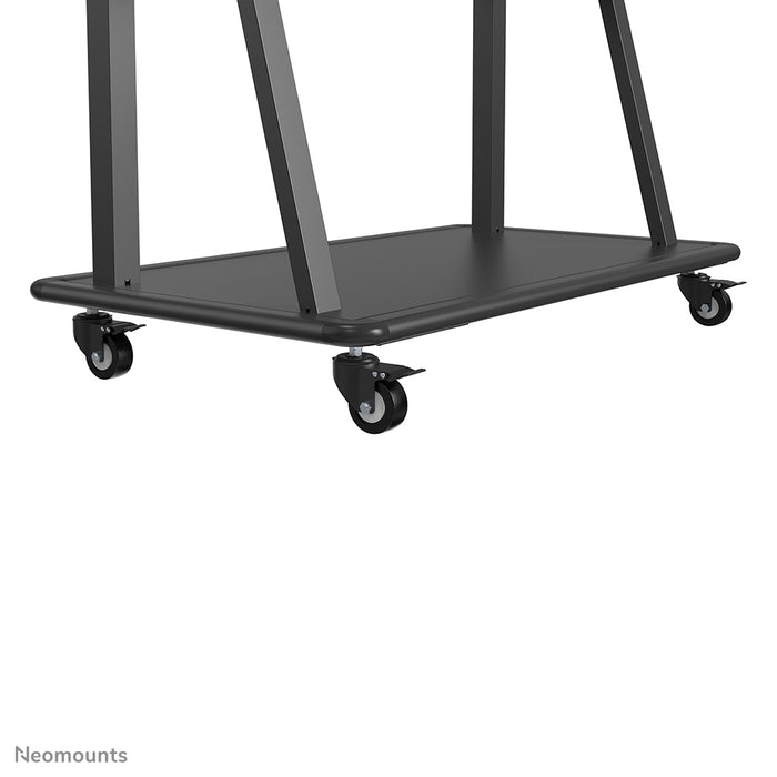 Neomounts NS-M4000 schwaarz ass e verréckelbare Miwwel fir Flat-Screens bis 105 inch (267 cm).