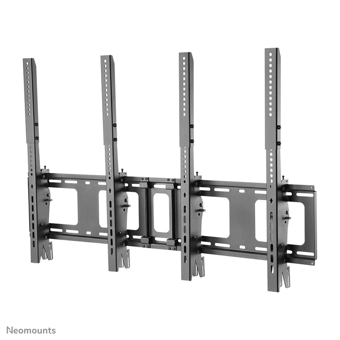 Neomounts NS-WMB200P schwaarz ass eng Menu-Board-Wandstëtzt fir déi vertikal Montéierung vun Ekranen bis 52 inch (132 cm).
