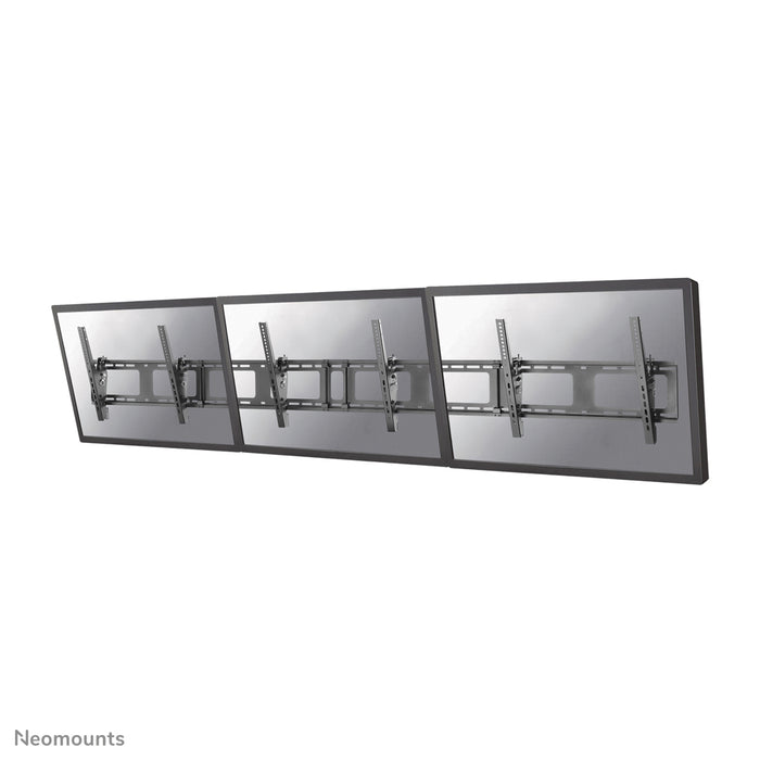 Neomounts NS-WMB300 schwaarz ass eng Menu-Board-Wandstëtzt fir Ekranen bis 52 inch (132 cm).