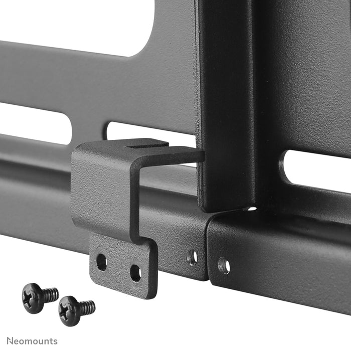 Neomounts NS-WMB300 schwaarz ass eng Menu-Board-Wandstëtzt fir Ekranen bis 52 inch (132 cm).