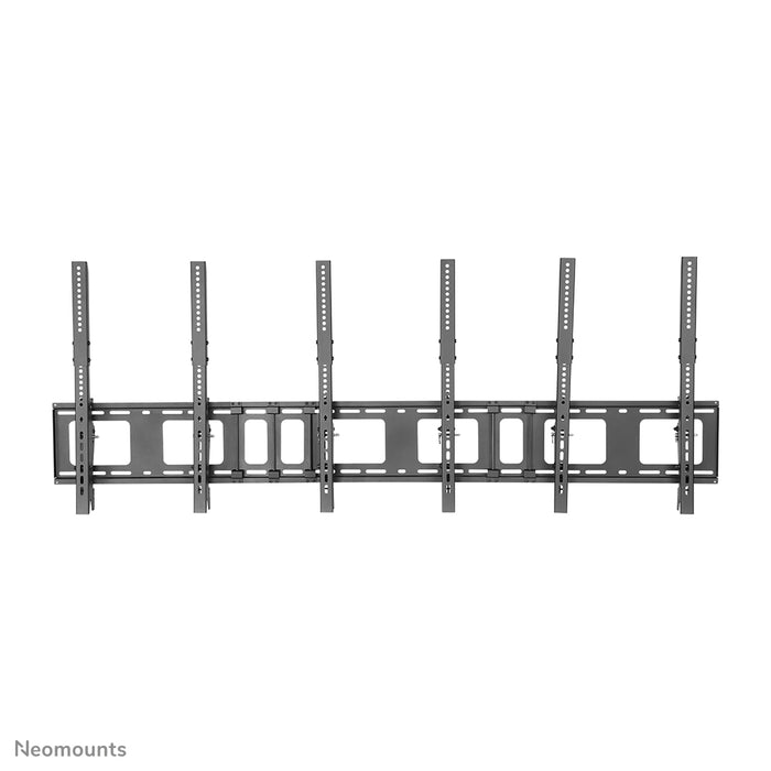 Neomounts NS-WMB300P schwaarz ass eng Menu-Board-Wandstëtzt fir déi vertikal Montéierung vun Ekranen bis 52 inch (132 cm).