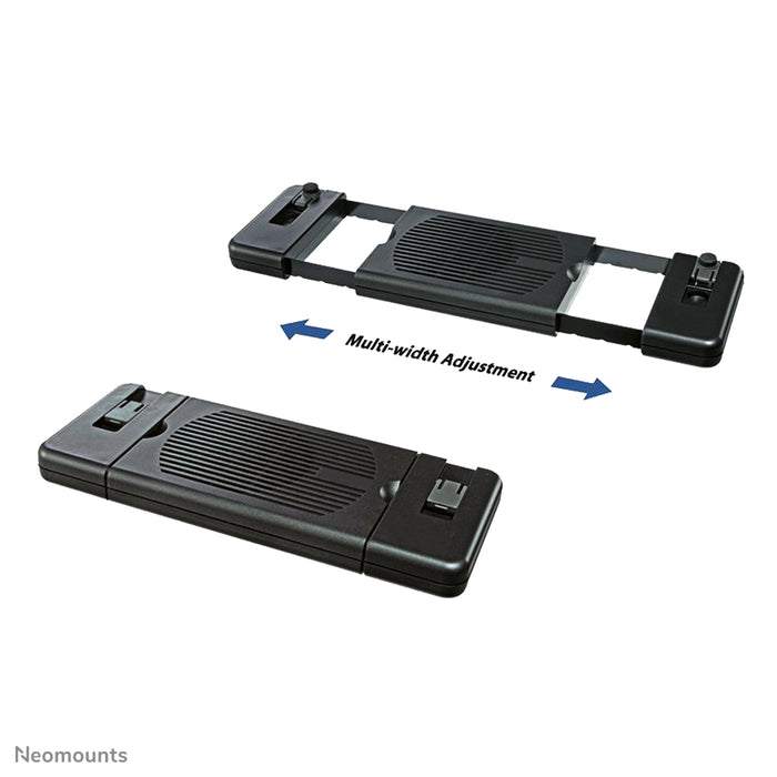 Neomounts NSLC200 ass en Notebook-Kühler, mat deem Dir e Laptop ëm 15 Grad kaalt kritt.