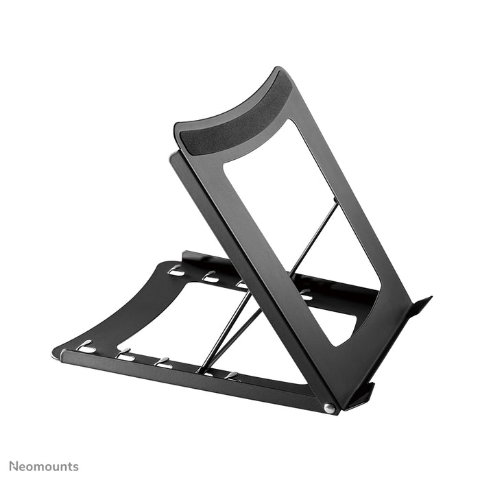 Neomounts NSLS075 schwaarz ass e Büro-Stänner fir e Notebook - Schwaarz