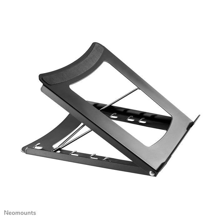 Neomounts NSLS075 schwaarz ass e Büro-Stänner fir e Notebook - Schwaarz
