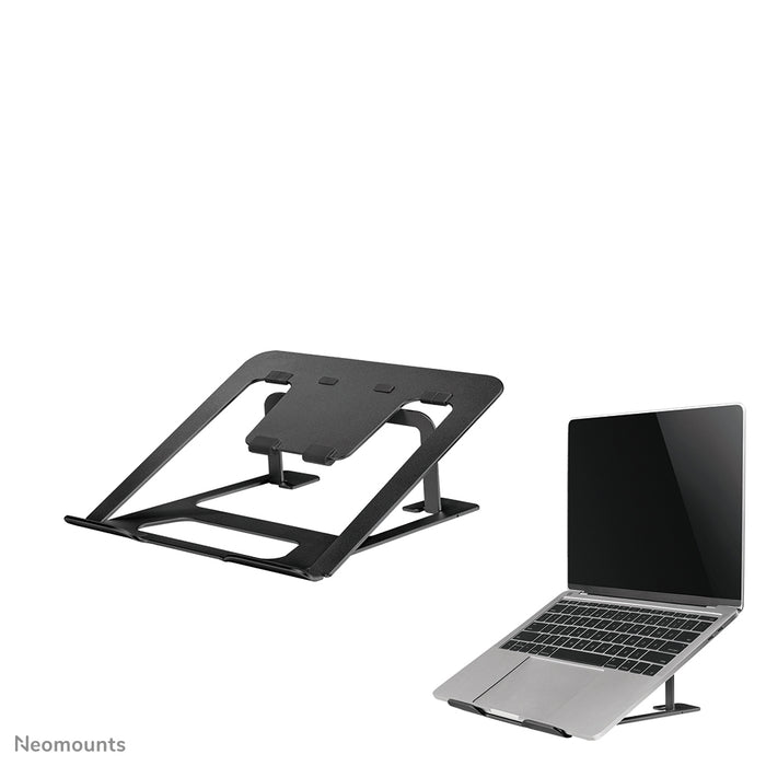 Neomounts NSLS085 schwaarz klappbar Laptop-Stänner fir Laptops bis 17 inch - Schwaarz