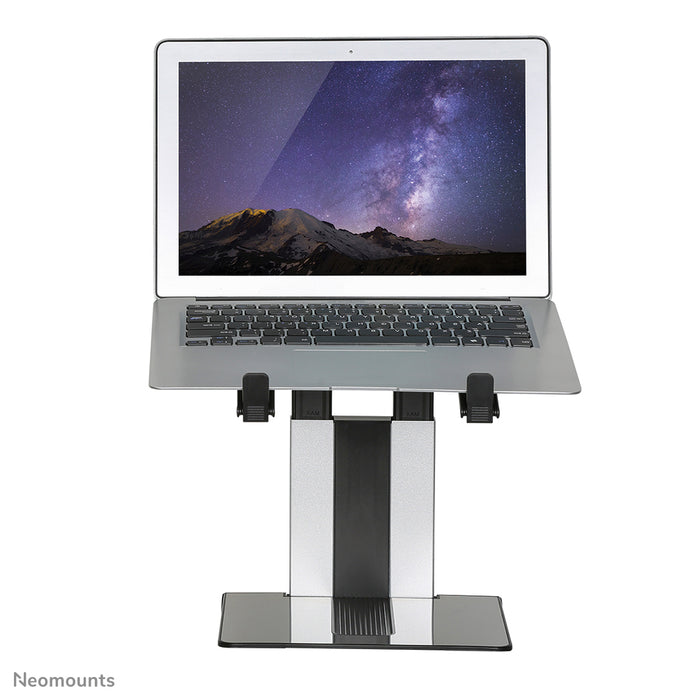 Neomounts klappbar Laptop-Stänner - Sëlwer/ schwaarz