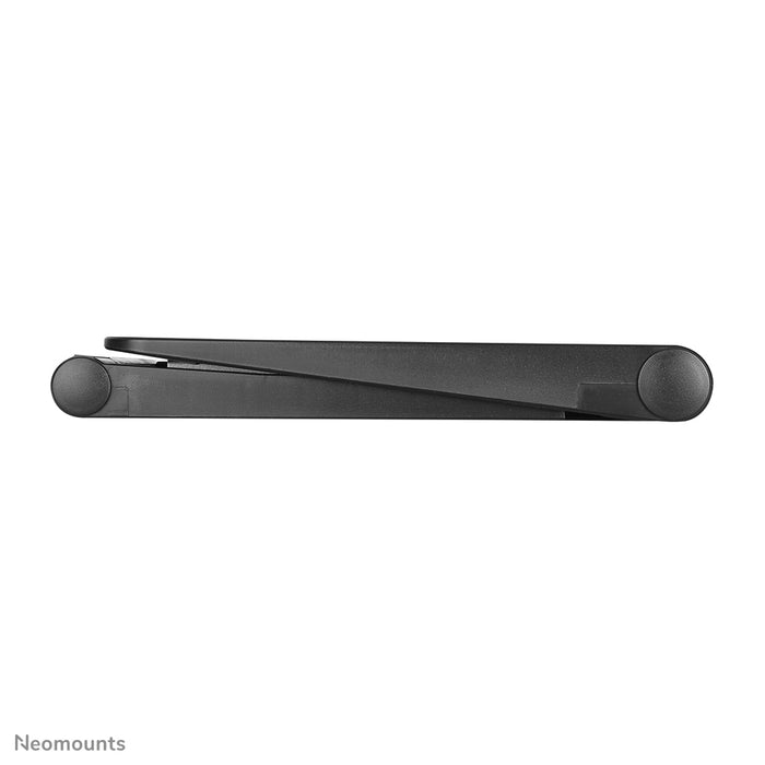 Neomounts klappbar Laptop-Stänner - Sëlwer/ schwaarz