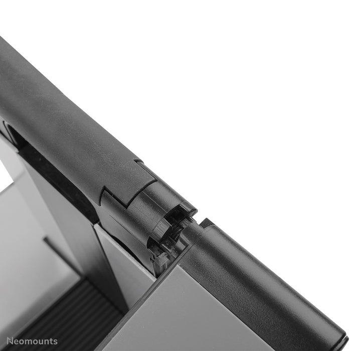 Neomounts klappbar Laptop-Stänner - Sëlwer/ schwaarz