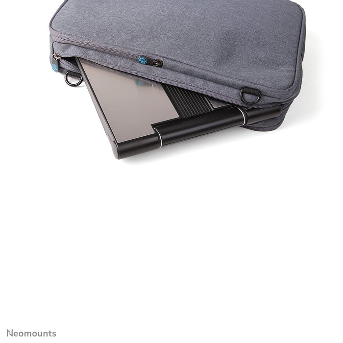 Neomounts klappbar Laptop-Stänner - Sëlwer/ schwaarz