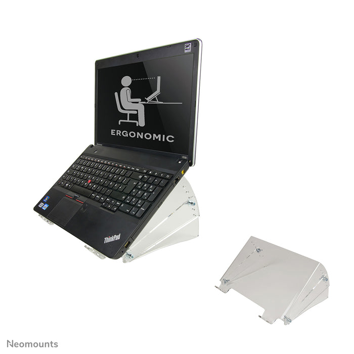 Neomounts NSNOTEBOOK300 ass en Acryl-Erhéijer fir Notebooks.