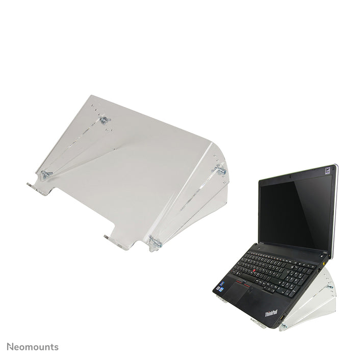 Neomounts NSNOTEBOOK300 ass en Acryl-Erhéijer fir Notebooks.