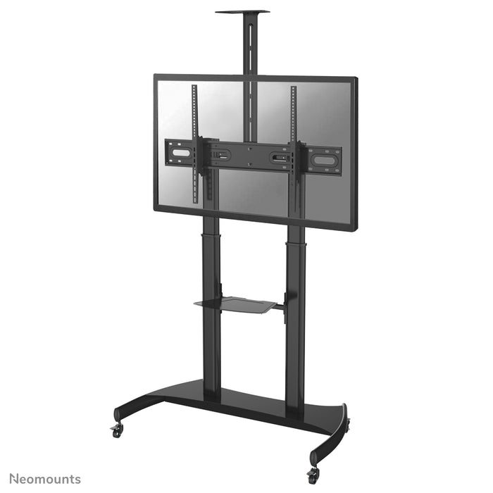 Neomounts PLASMA-M1950E ass e verréckelbare Miwwelstéck fir Flat-Screens t/m 100 inch (254 cm). Inkl. Laptop-Plattform.