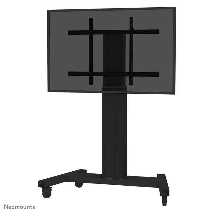 Neomounts PLASMA-M2250 schwaarz ass eng elektresch héichtverstellbar Trolley fir Flat-Screens t/m 100 inch.