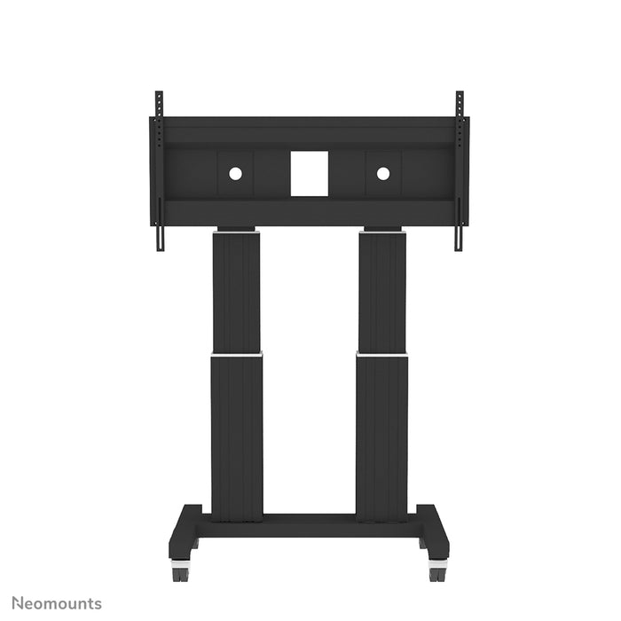 Neomounts PLASMA-M2600 schwaarz ass eng elektresch héichtverstellbar Trolley fir Flat-Screens t/m 120 inch (305 cm).