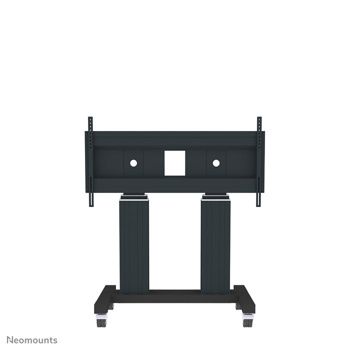 Neomounts PLASMA-M2600 schwaarz ass eng elektresch héichtverstellbar Trolley fir Flat-Screens t/m 120 inch (305 cm).