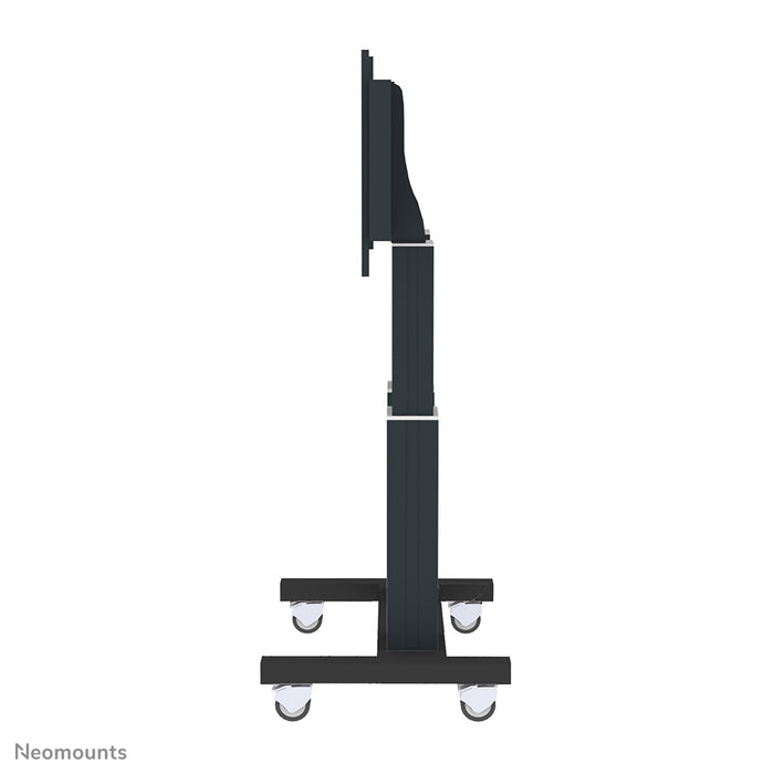 Neomounts PLASMA-M2600 schwaarz ass eng elektresch héichtverstellbar Trolley fir Flat-Screens t/m 120 inch (305 cm).