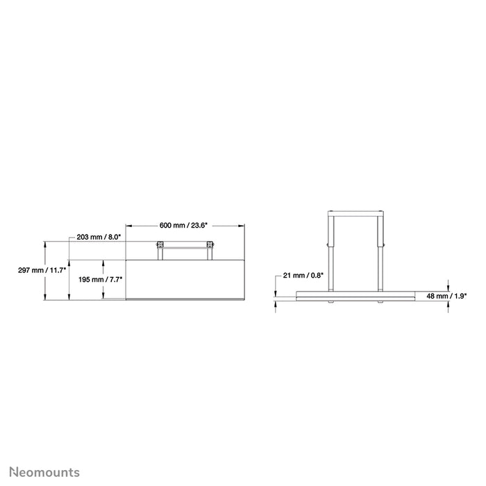 Tastaturstëtzt PLASMA-M2KEYB ass eng universell Stëtzt fir d’Plazéiere vun AV-Apparater op enger 2500-Serie.