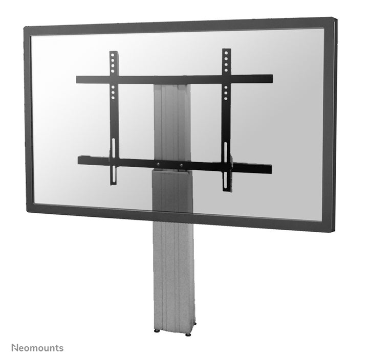 Neomounts PLASMA-W2250 sëlwer ass eng motoriséiert Wandstëtzt fir Schirme bis 100 inch.