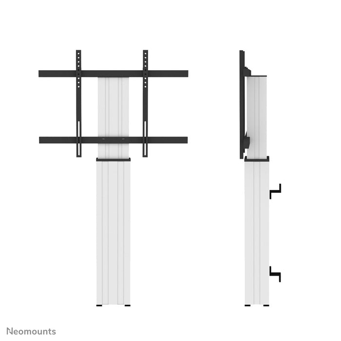 Neomounts PLASMA-W2250 sëlwer ass eng motoriséiert Wandstëtzt fir Schirme bis 100 inch.