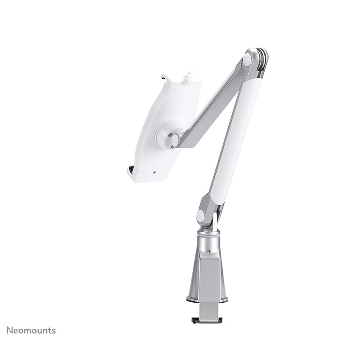 Neomounts TABLET-D100SILVER ass eng universal Bureaustëtzt fir eng Tablet.