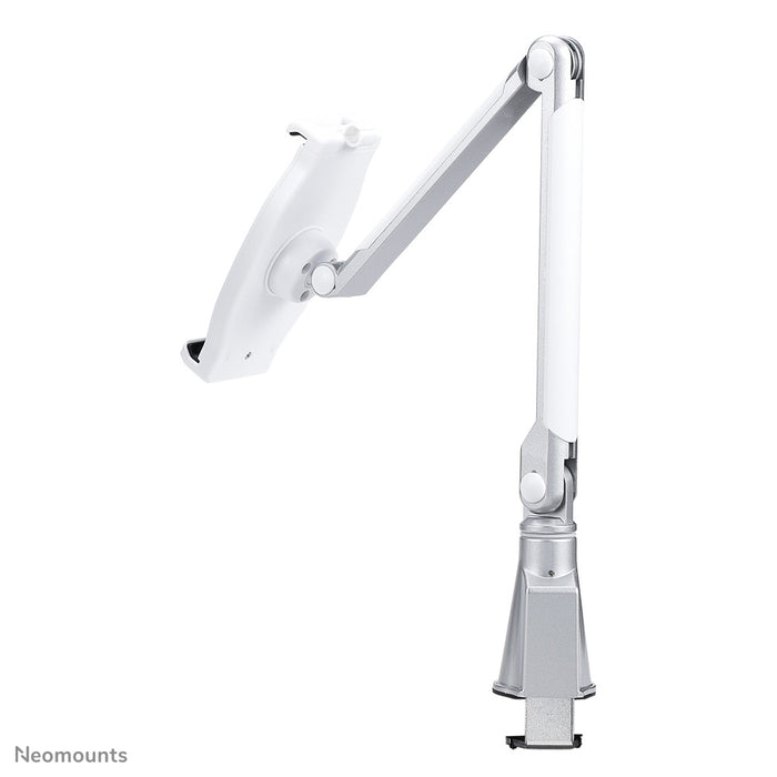 Neomounts TABLET-D100SILVER ass eng universal Bureaustëtzt fir eng Tablet.