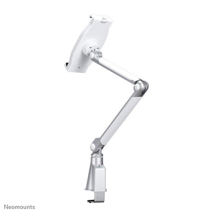 Neomounts TABLET-D100SILVER ass eng universal Bureaustëtzt fir eng Tablet.